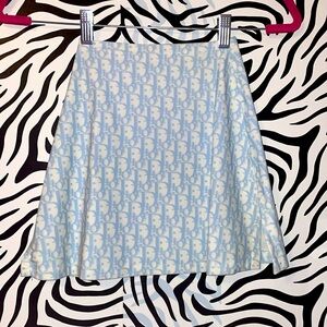 “Di0r” print skirt🩵